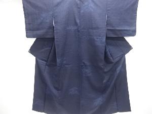 松模様織出し本真綿結城紬80亀甲着物